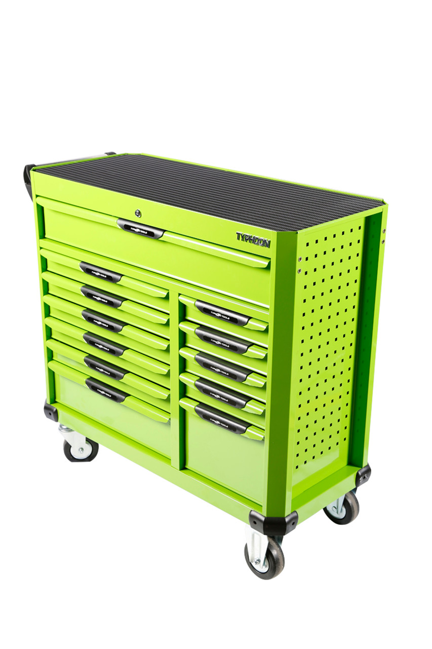 12 Draw Tool Trolley - Green