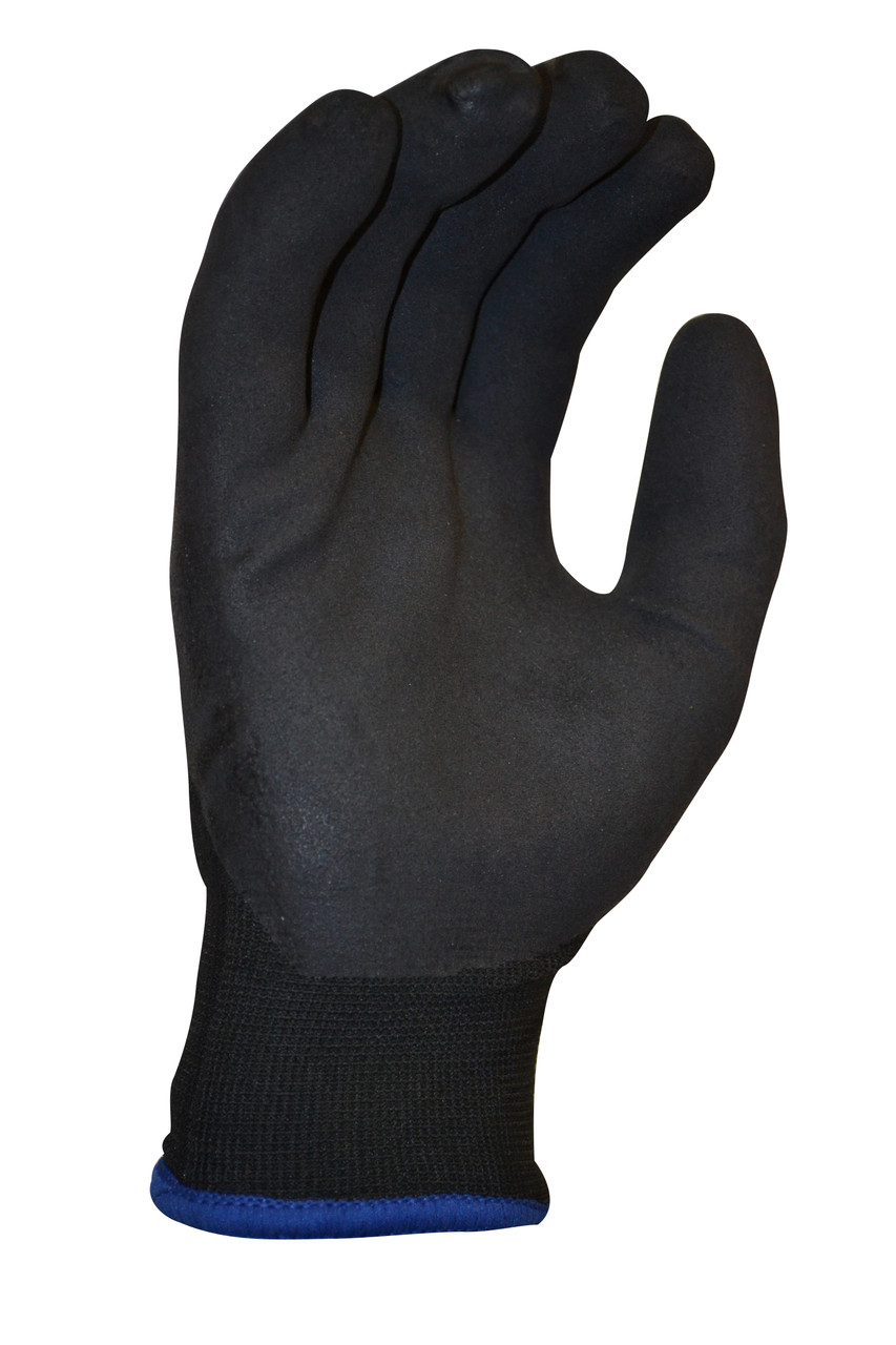 'Black Knight Sub Zero' Thermally Lined Glove With Latex Gripmaster Coating Technology - Xlarge