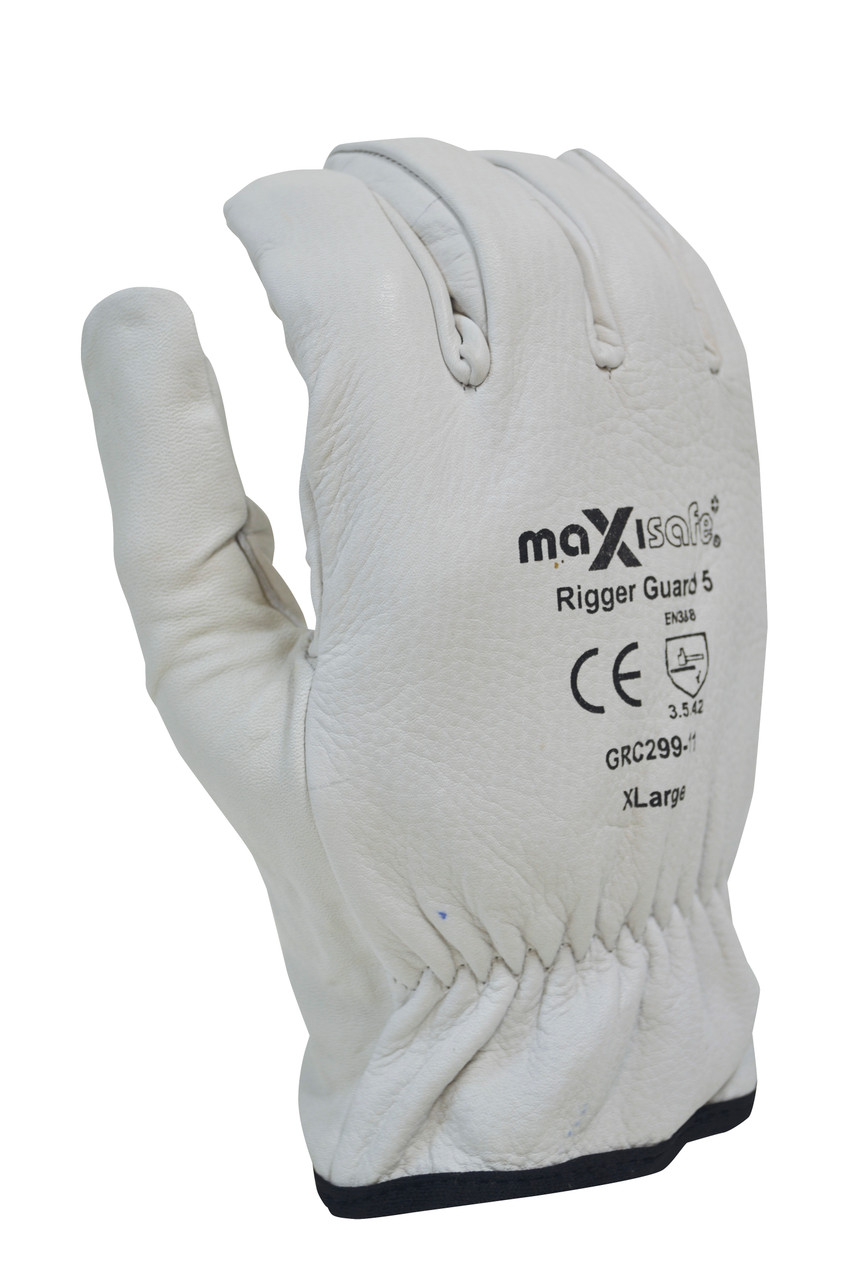 Maxisafe 'Rigger Guard 5' Cut Resistant Glove - Medium, Retail Carded