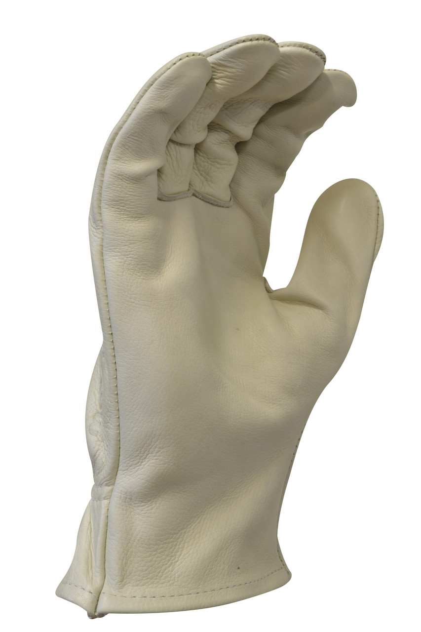 Maxisafe Ultra Premium Cowgrain Beige Rigger Glove - Medium