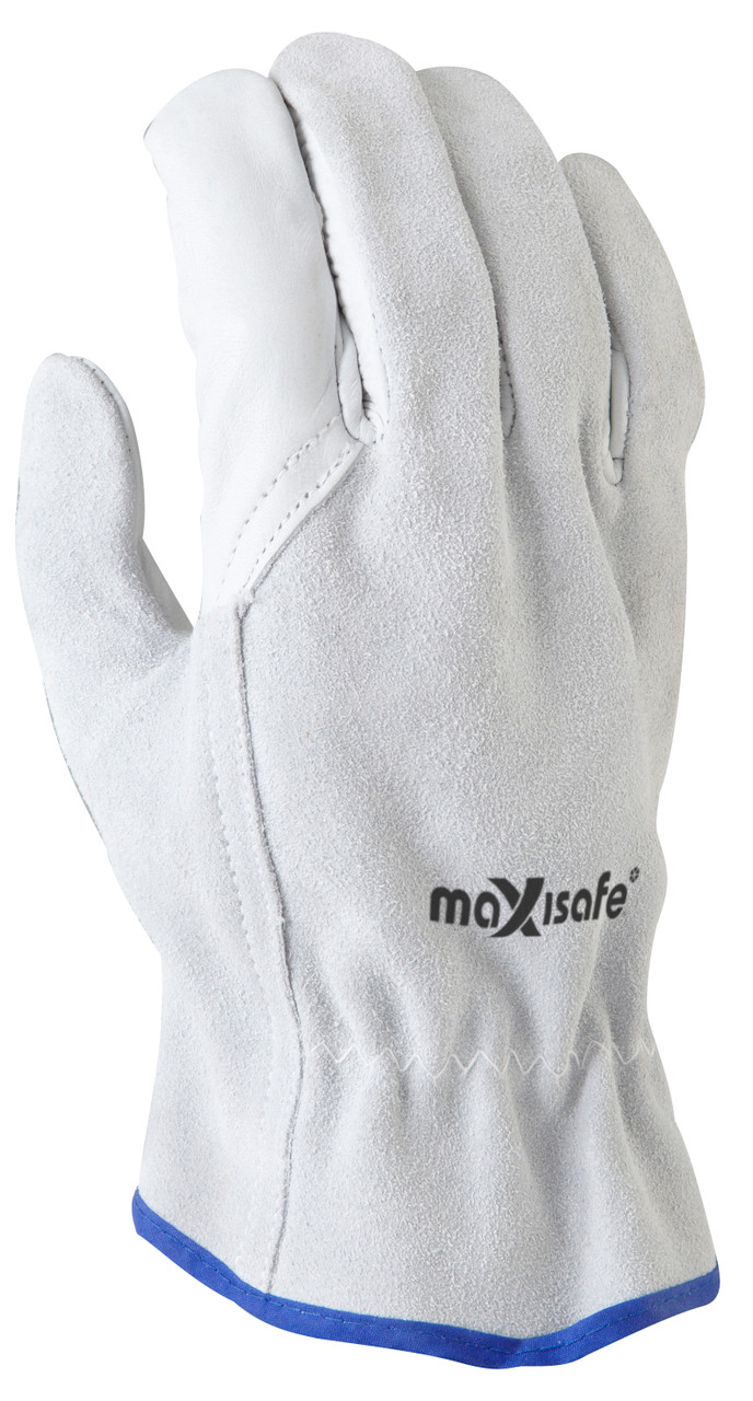 Maxisafe Natural Split Back Leather Rigger Glove - Large