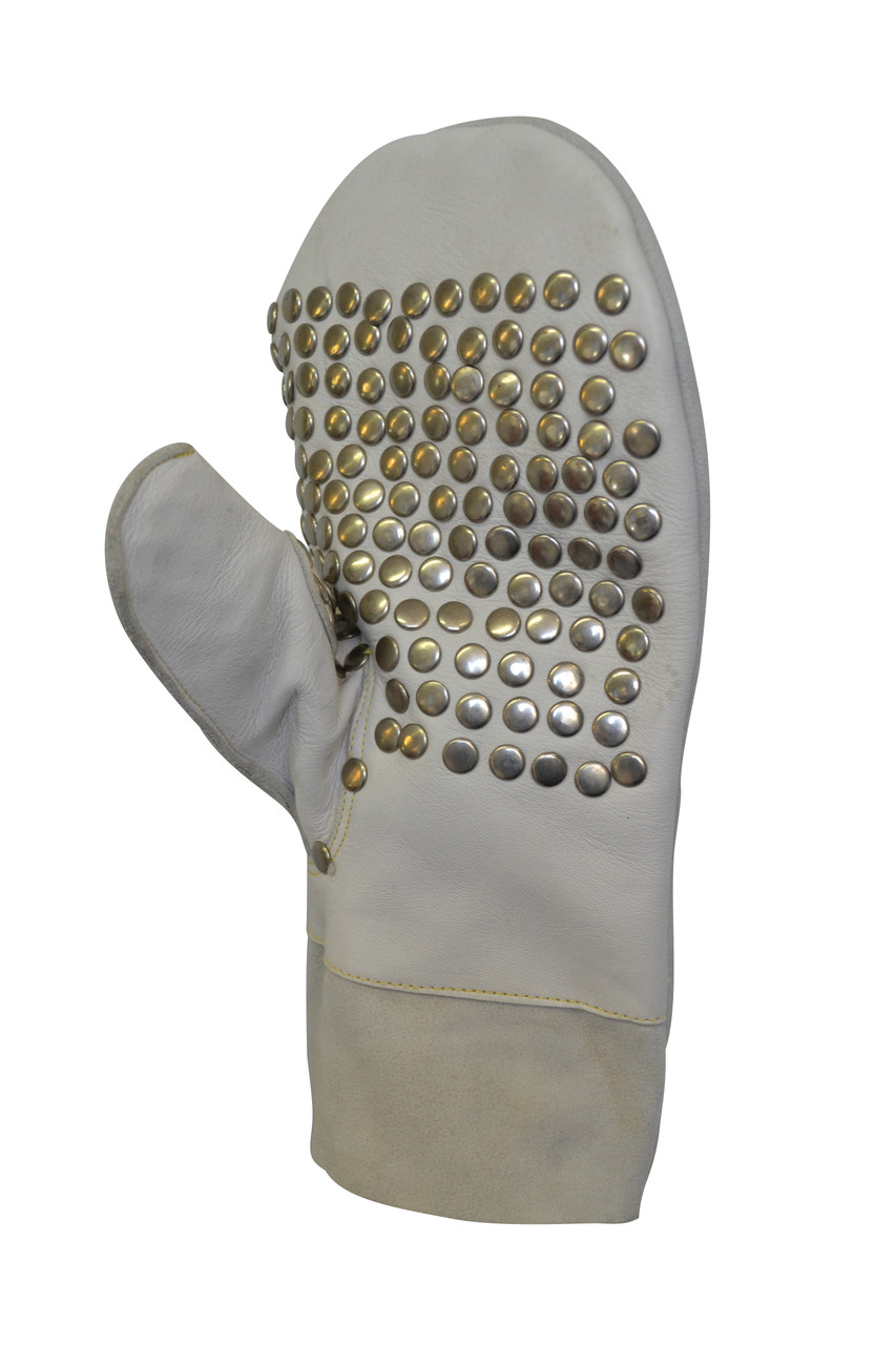 Plumbers Studded Leather Glove - Left Hand, Retail Carded