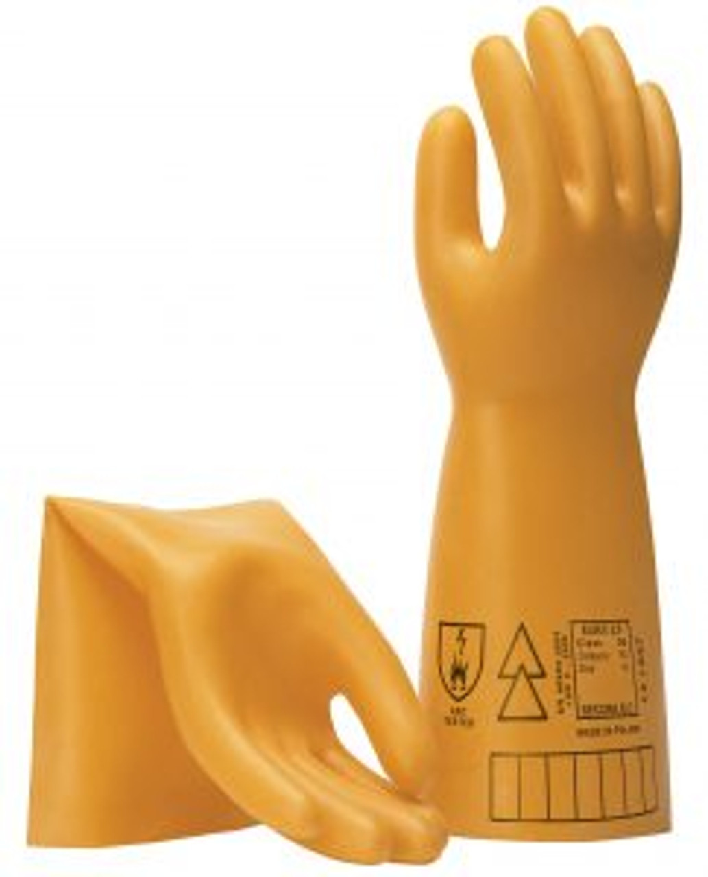 Electrical Insulating Glove, 500V, 2.5Kv Class 00 - Size 12