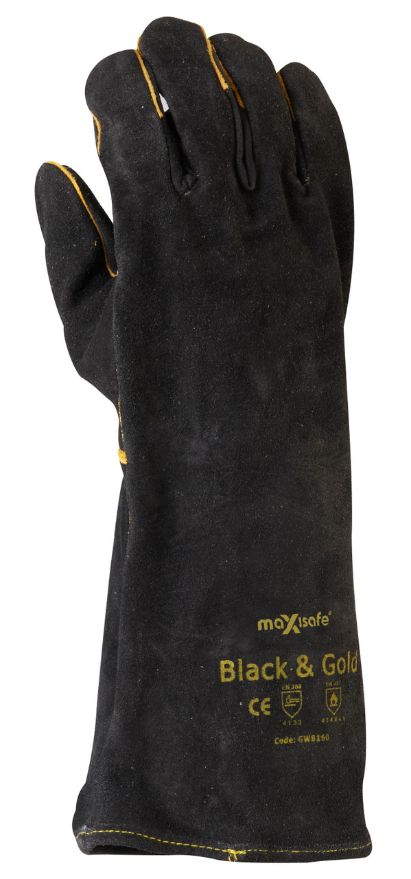 "Black & Gold" Welders Glove