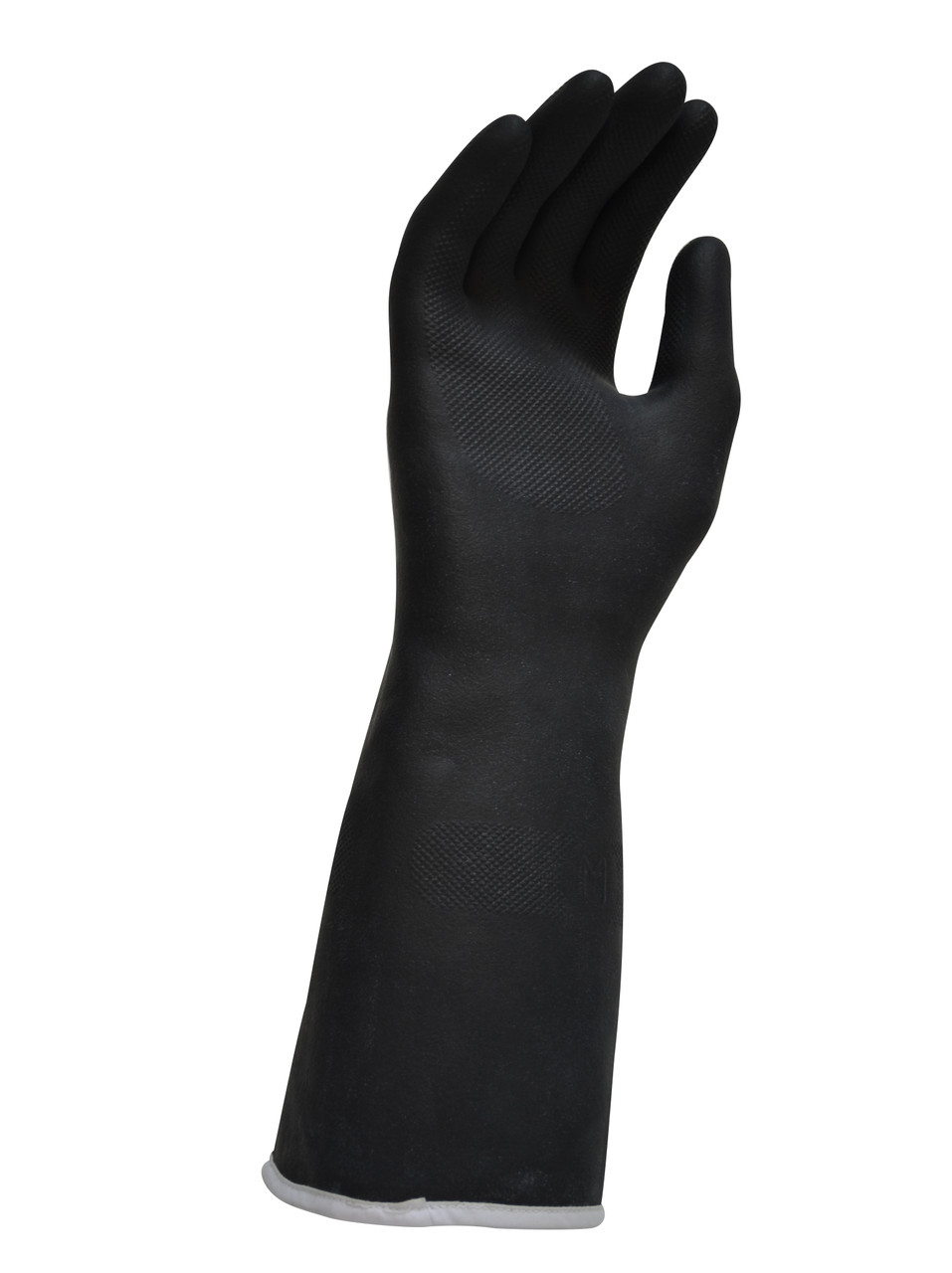 Black Neoprene Lined Gauntletâ 38Cm - Medium