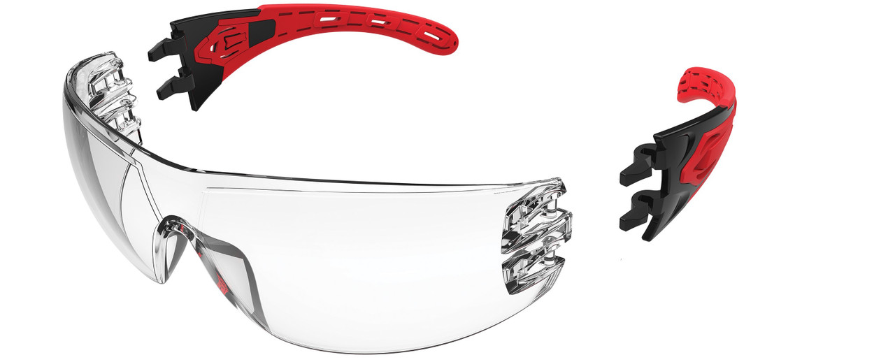 Evolve Clear Safety Glasses With Gasket & Headband