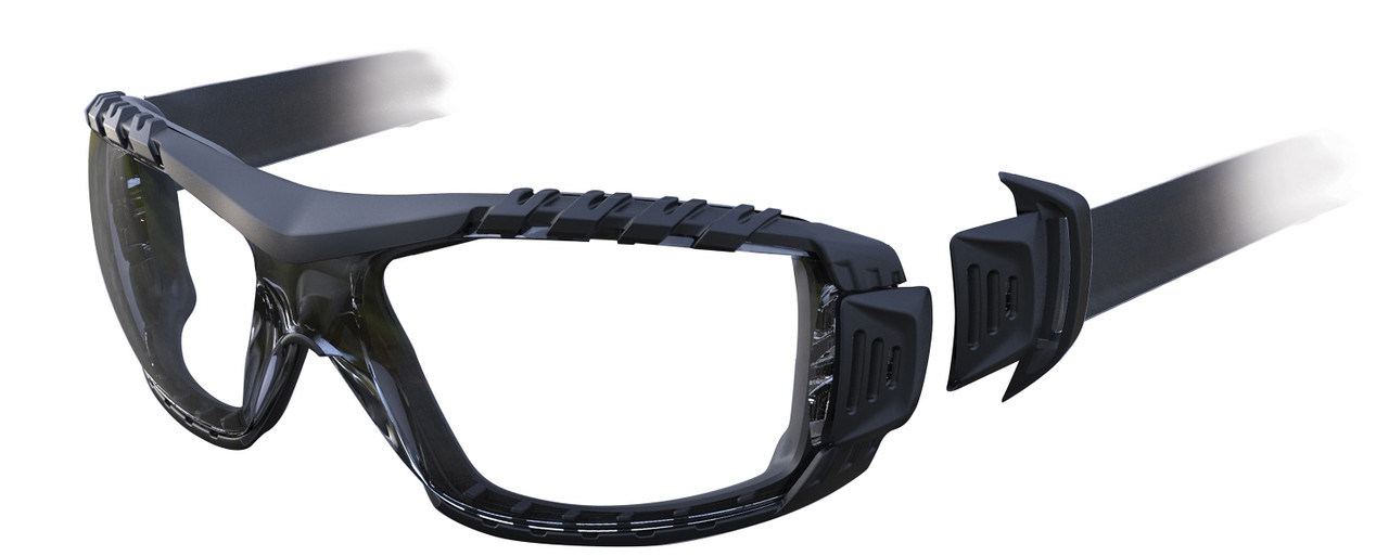 Evolve Clear Safety Glasses With Gasket & Headband