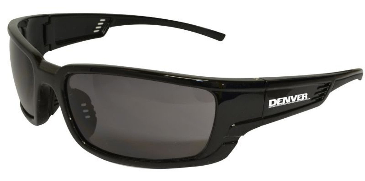 Denver Smoke Safety Glasses With Black Frame