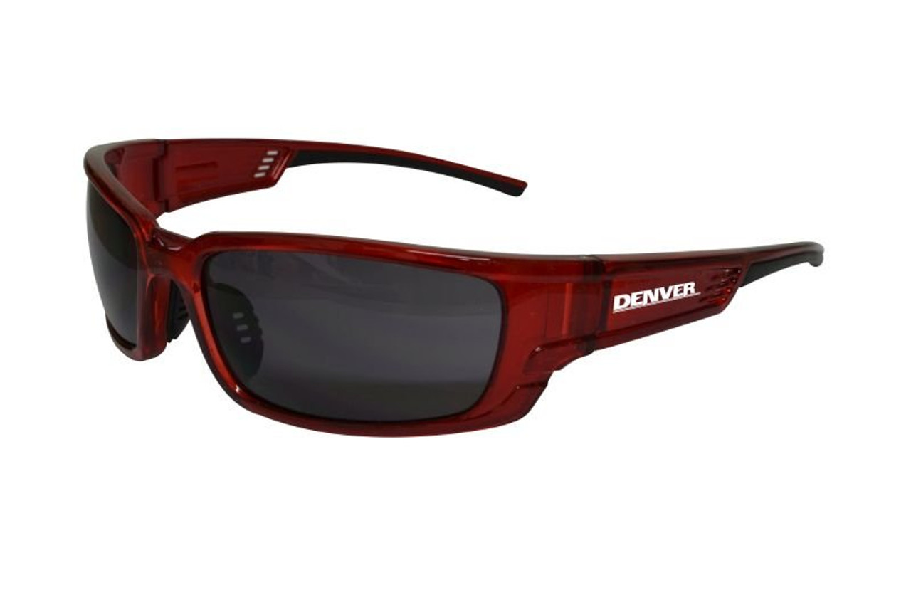 Denver Smoke Safety Spec With Red Frame