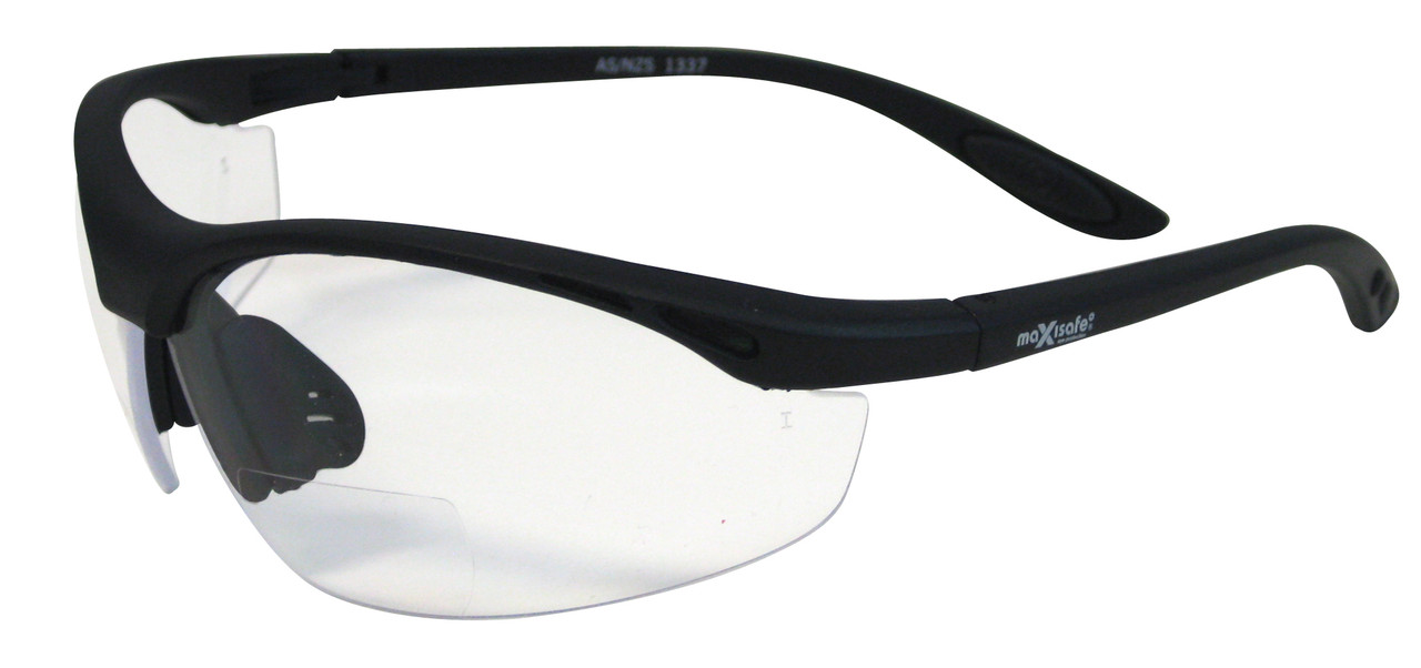 Maxisafe Clear Bifocal Safety Specs - 1.0 Magnification