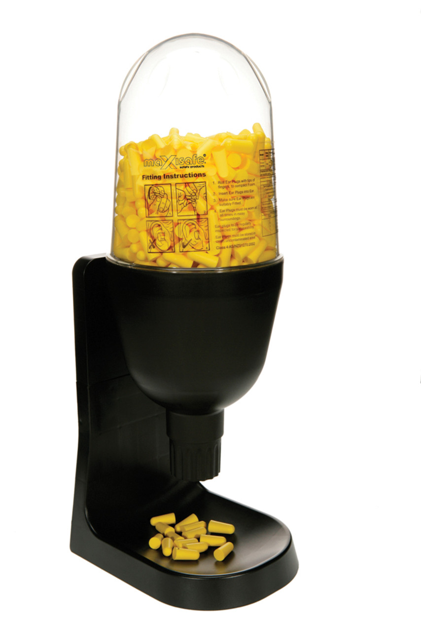 Maxisafe Earplug Dispenser - Holds 300 Earplugs, Earplugs Not Included