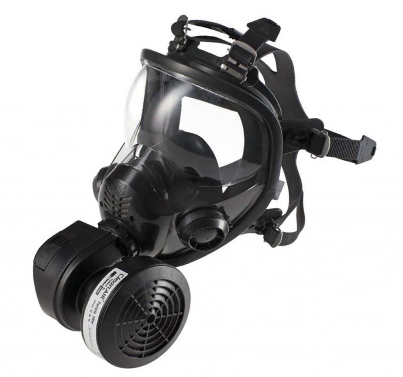 Cleanair Papr With Full Face Mask - Mask Mounted Includes: Rgx02 Facemask, Li-Ion Battery & Recharger