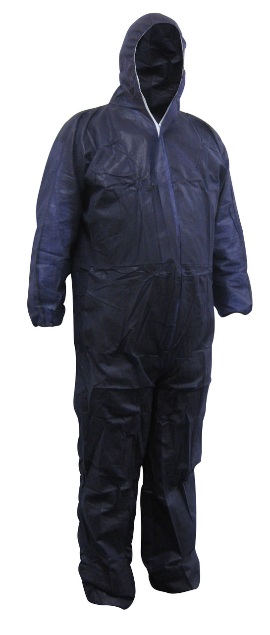 Maxisafe Blue Polypropylene Disposable Coveralls - Xxlarge