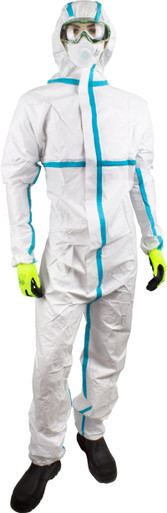 Aquaguard Type 4/5/6 Impermeable Disposable Coverall - Xlarge