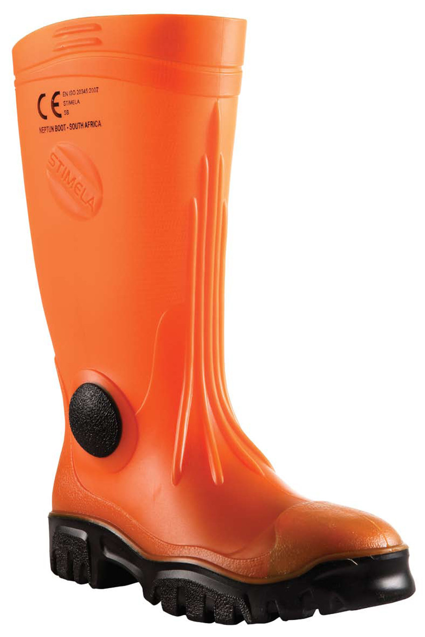 Commander Orange With Safety Toecap - Size 5
