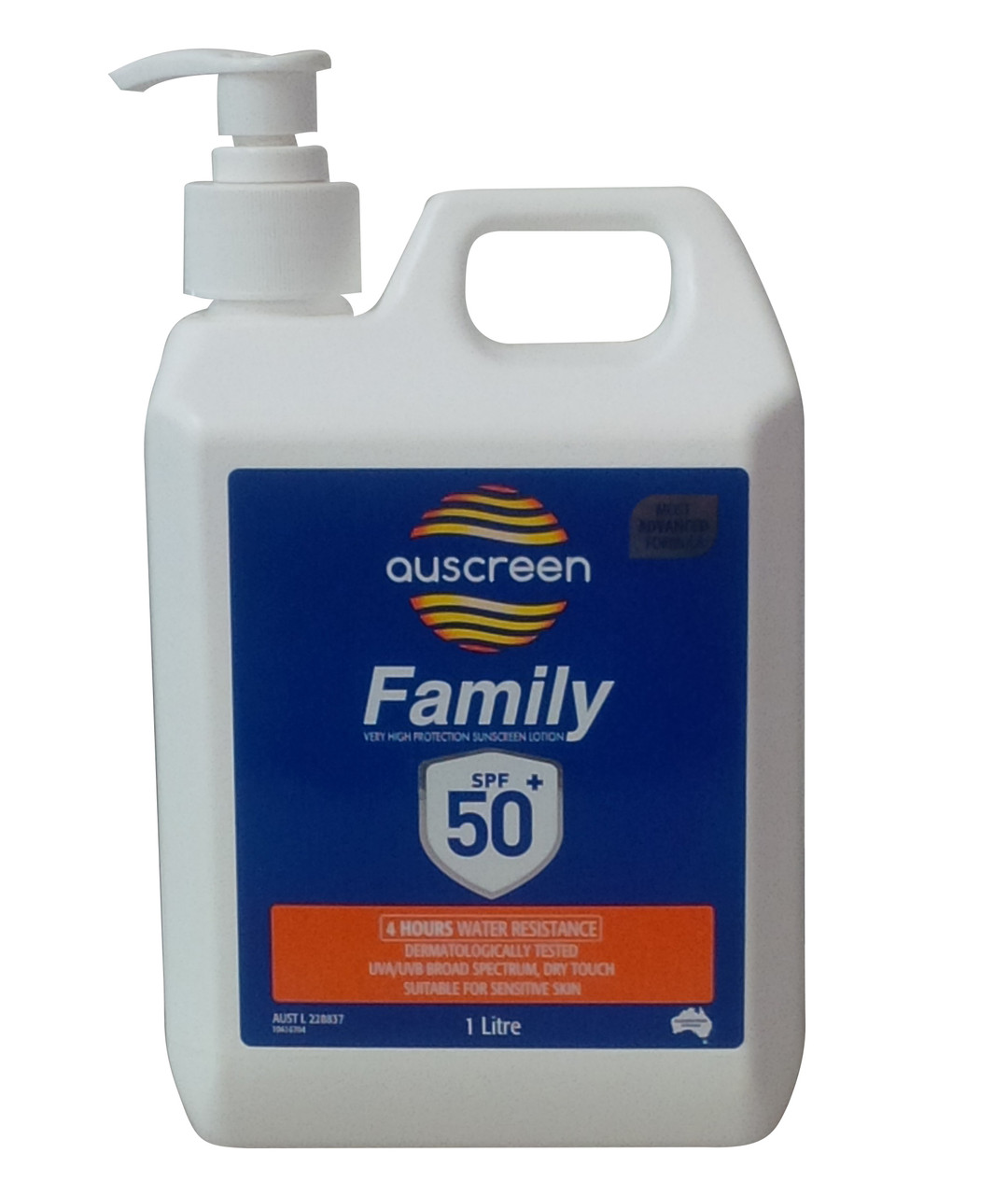 Spf 50+ Sunscreen - 1Ltr Pump