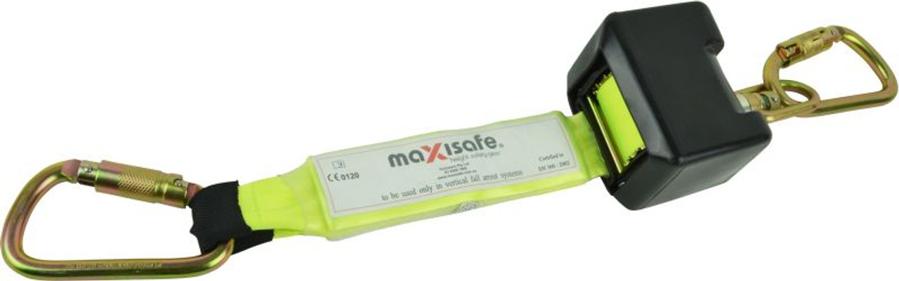 Maxisafe Mini Block Retractable 2M Lanyard With Swivel