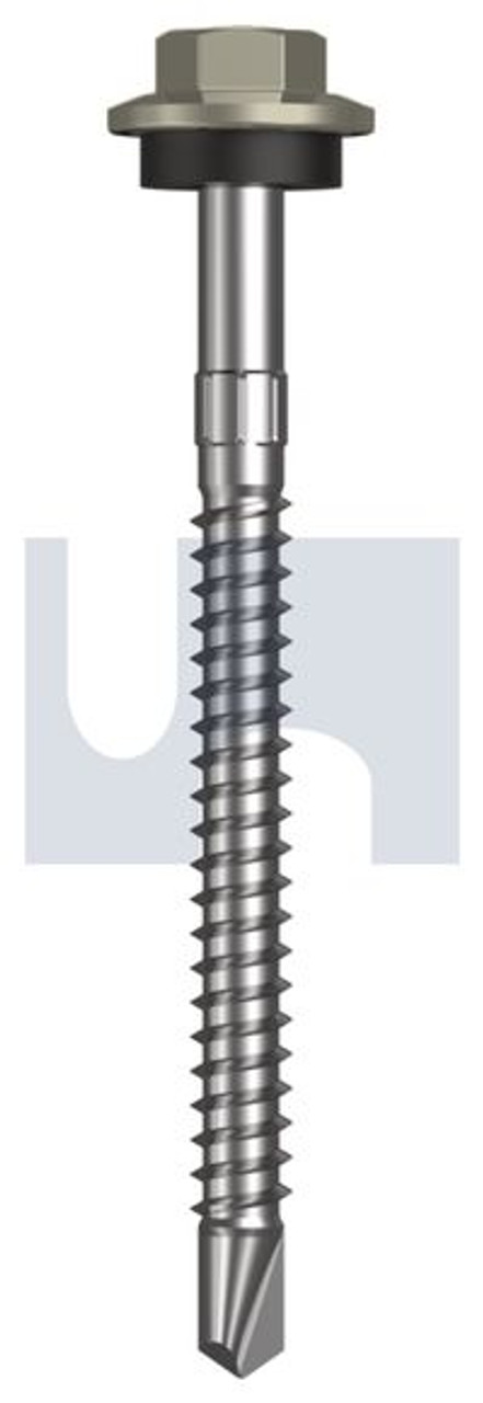 Metal Self Drilling Screw Hex Head + Washer #12-14 X65 Bushland - Cl4