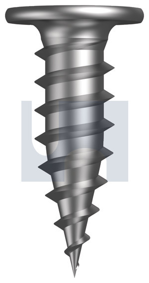Metal Self Drilling Screw Flat Head #10-15 X16 Cottage Green (Permanent) -Zyp