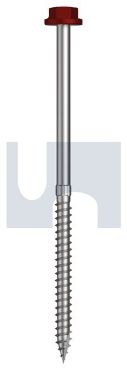 Type 17 Flanged Hex Head #14-10 X125 Manor Red (Scoria) -Cl4