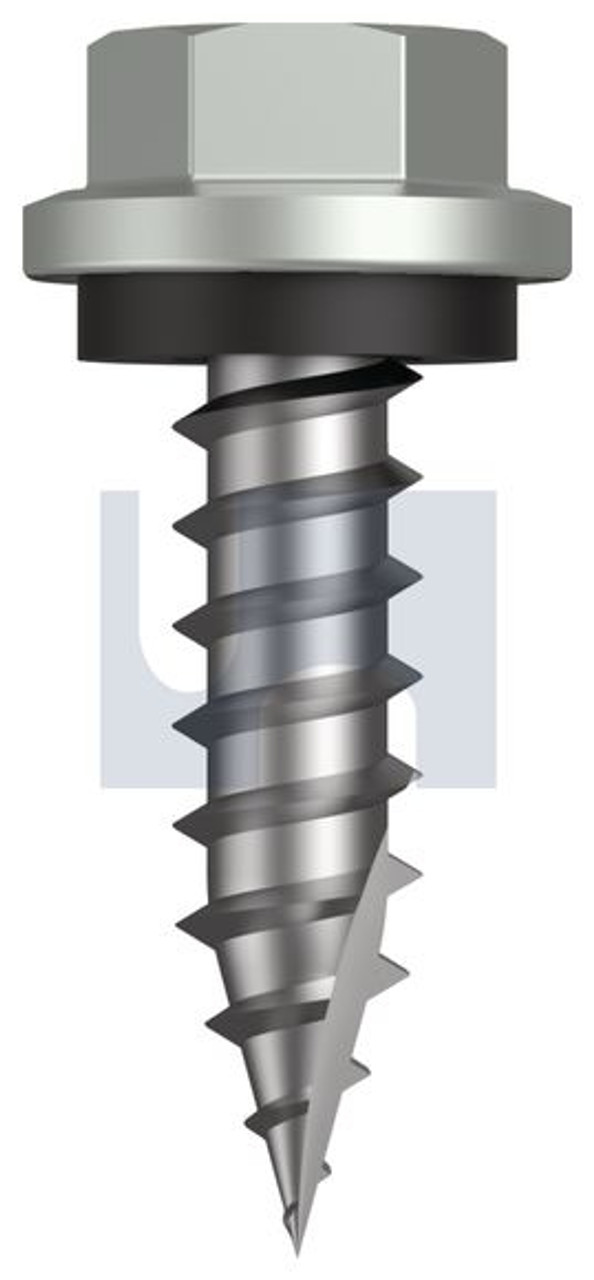 Type 17 Hex Head + Washer #14-10 X25 Shale Grey (Gull Grey) -Cl4