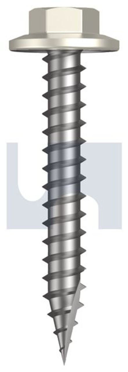 Type 17 Flanged Hex Head #12-11 X40 Surfmist (Titania) -Cl4