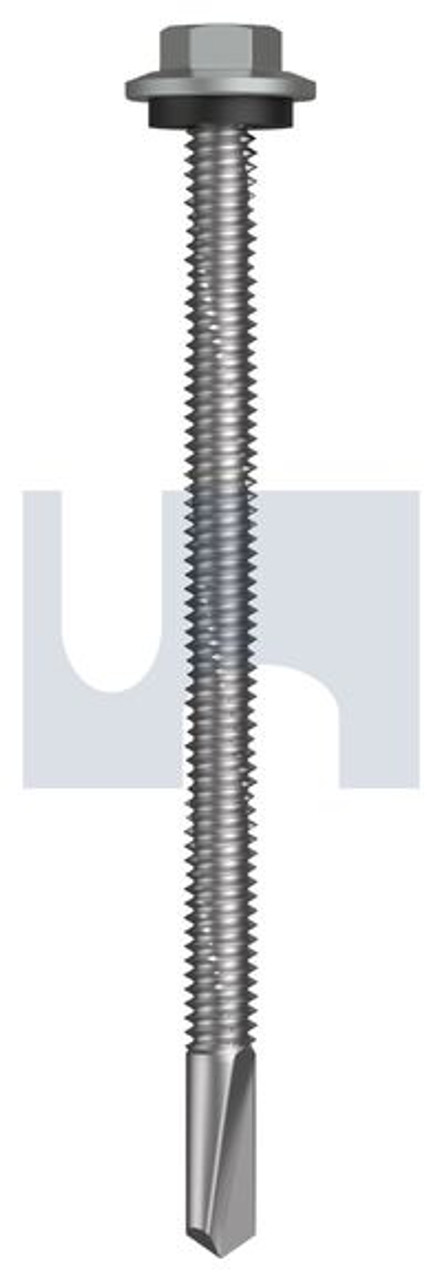 S500 Tiger Self Drilling Screw Hex Head + Washer #12-24 X85 Wallaby - Cl4