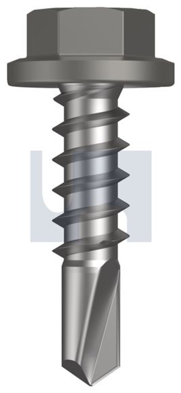 Metal Self Drilling Screw Flanged Hex Head #14-10 X25 Wallaby - Cl4