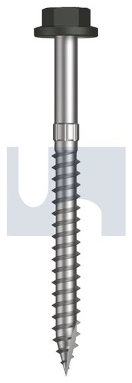 Type 17 Flanged Hex Head #14-10 X75 Woodland Grey (Thunder) -Cl4