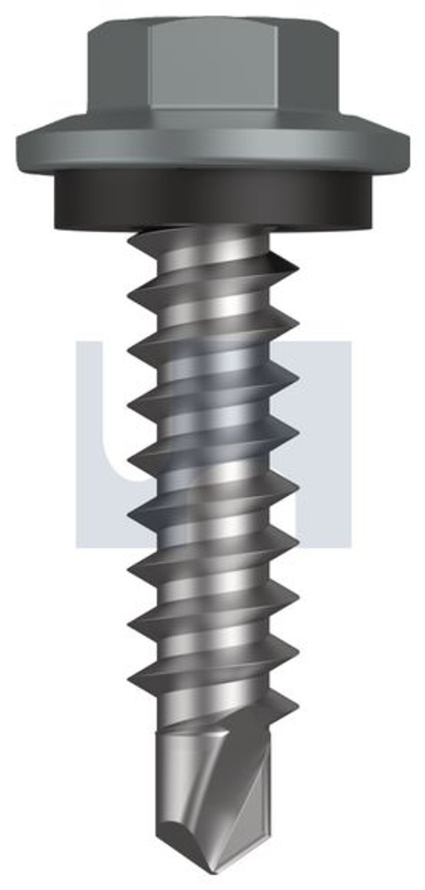 Vmax Self Drilling Screw Hex + Washer M6.2-13 X25 Windspray (Smokey) -Cl4