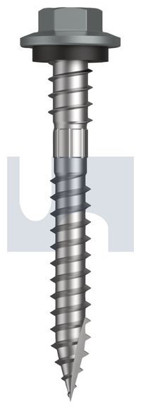 Type 17 Hex + Washer + Xgrip #12-11 X50 Windspray (Smokey) -Cl4