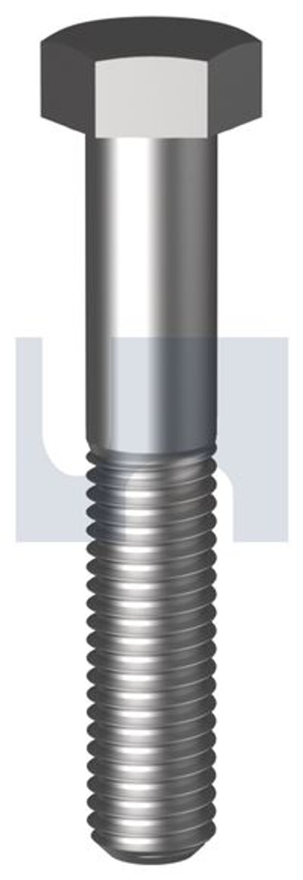 Hex Bolt Ss316 M20 X 375 Din 931