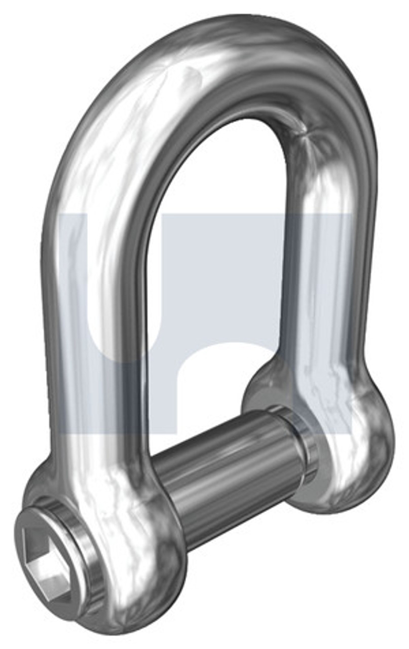 Shackle D Int Hex Pin Ss316 M10 X 40 Hec