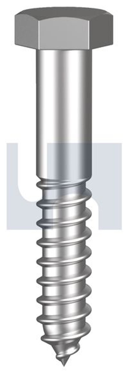 Hex Coach Screw Ss316 M12 X 65 Din 571