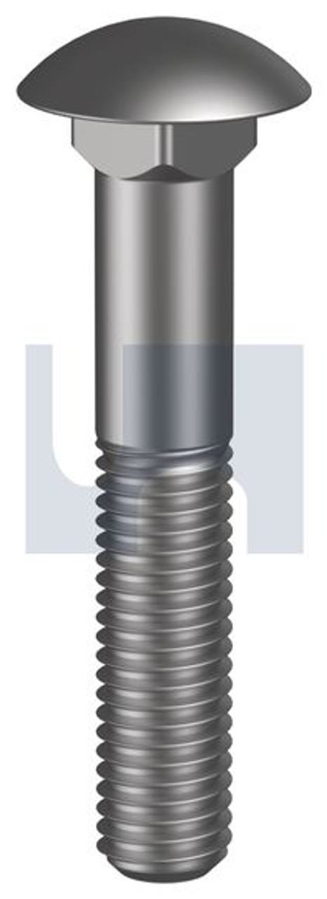 Cup Head Unc Ss304 1/4  X 2-1/2 Ansi B18.5