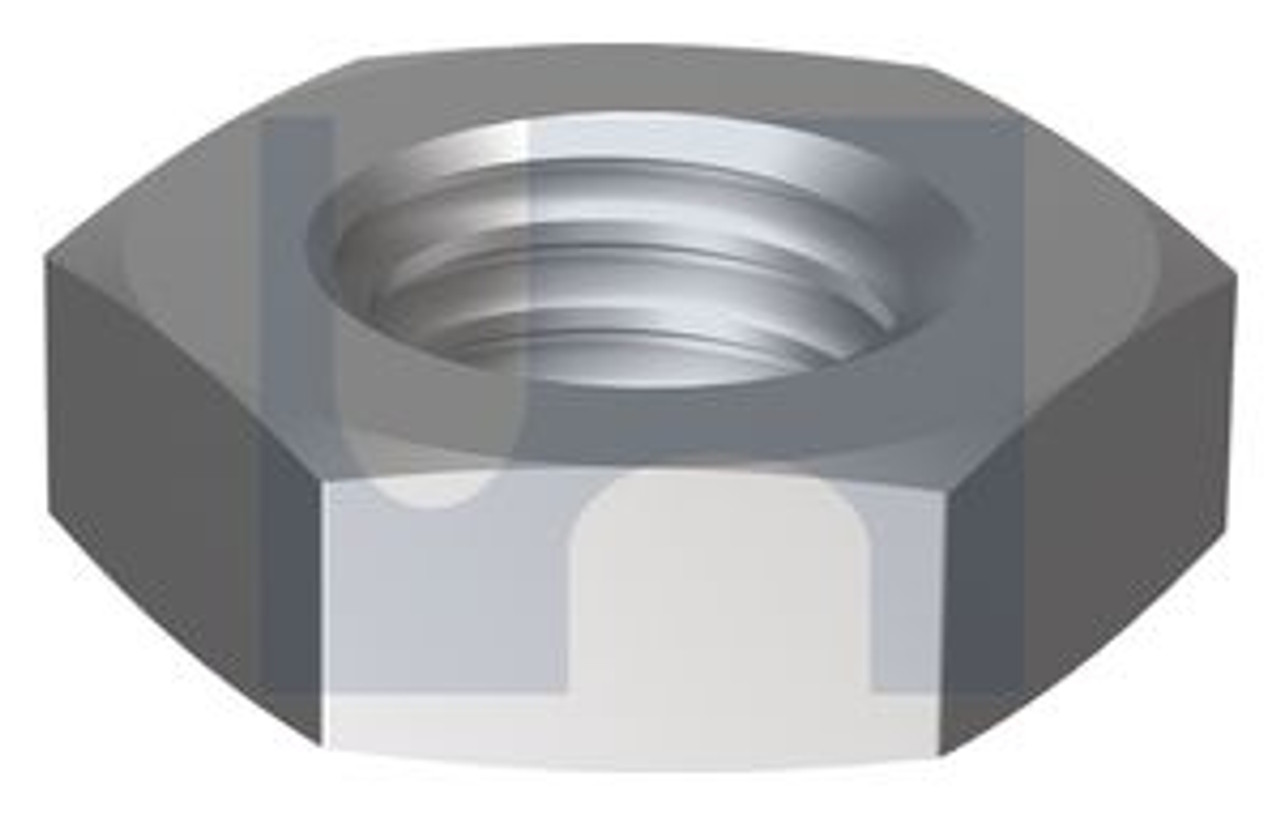Hex Thin Nut Unc Ss304 3/8 Ansi B18.2.2