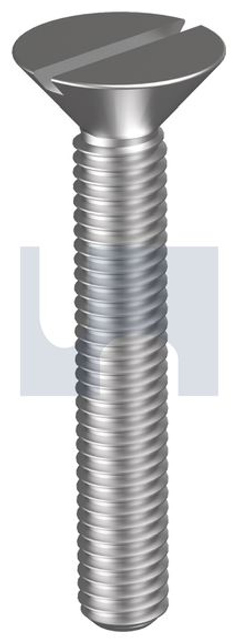 Metal Thread Csk Slot Ss316 M4 X 30 Din963 Pk100