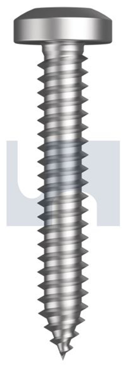 Self Tapper Pan Sq Ss304 #10 X 1 Ansi B18.6.4 Pk100