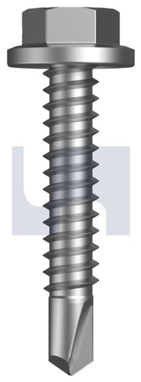 Metal Sds Hex Head R1000 Bi-Metal 304 Stainless #14-14 X 35 Hec / Bi-Metal 304