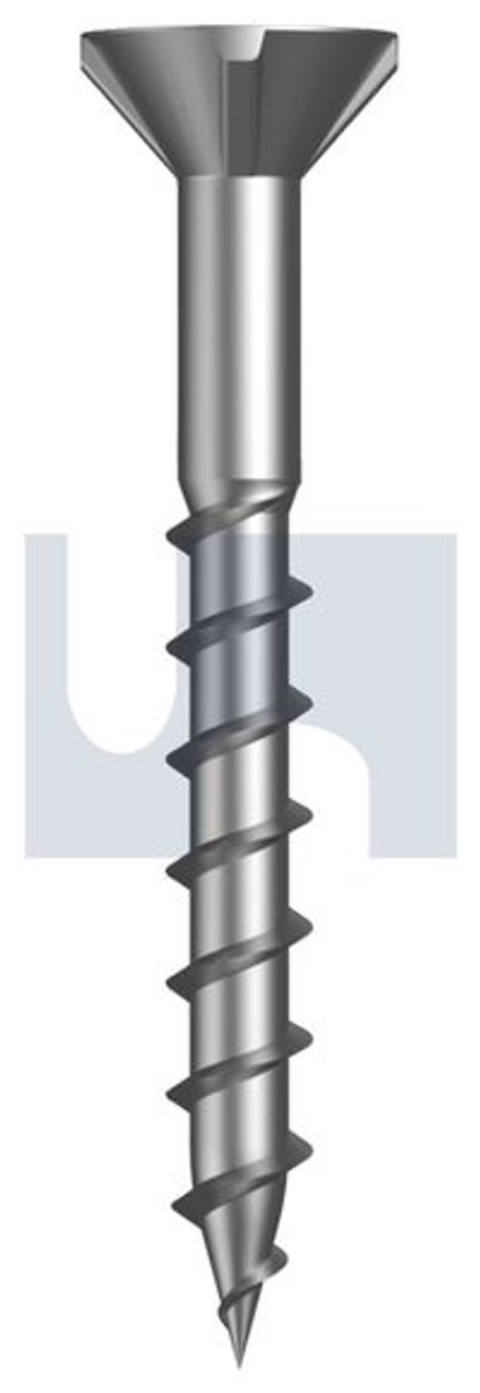 Needle Pt Countersunk 304 Stainless #8-10 X 38 Square Drive #2