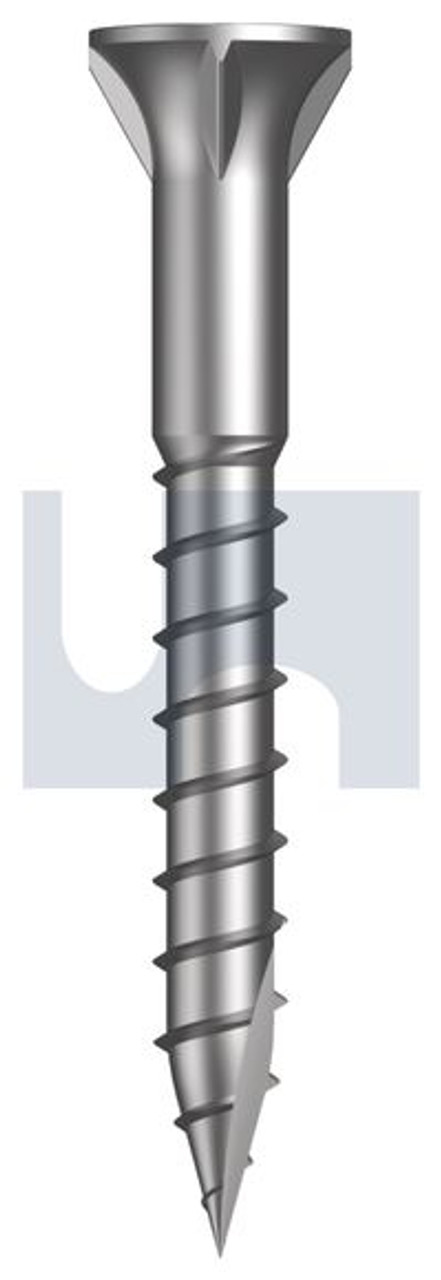 Type 17 Bugle Batten-4 Rib 316 Stainless #8-10 X 38 Square Drive