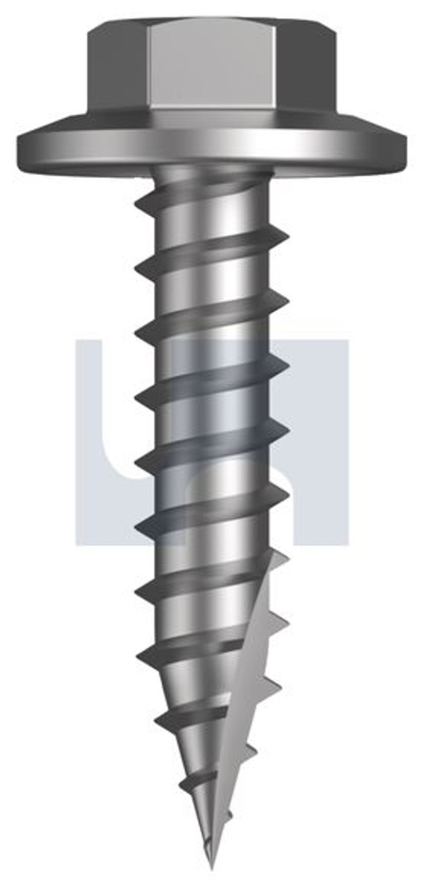 Type 17 Flanged Hex 316 Stainless #12-11 X 25 As3566