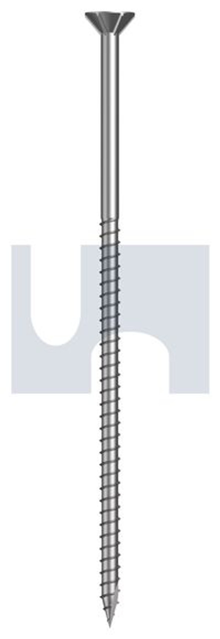 Type 17 Self Embed Head 316 Stainless #12-10 X 130 Square Drive