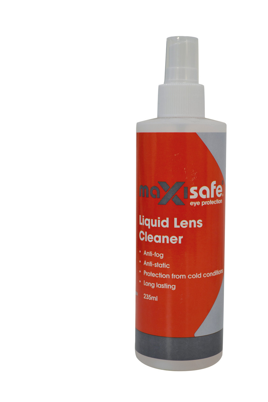 Maxisafe Bottle Of Lens Cleaning Solution With Spray Head 235Ml/8Oz