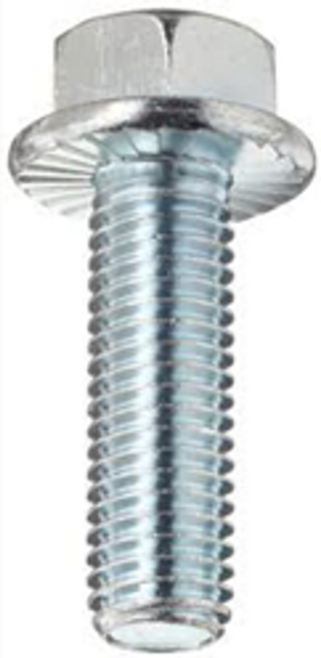 Flange Bolt Gr 5 UNC 7/16" x 1-1/2" Zinc Plated Serrated