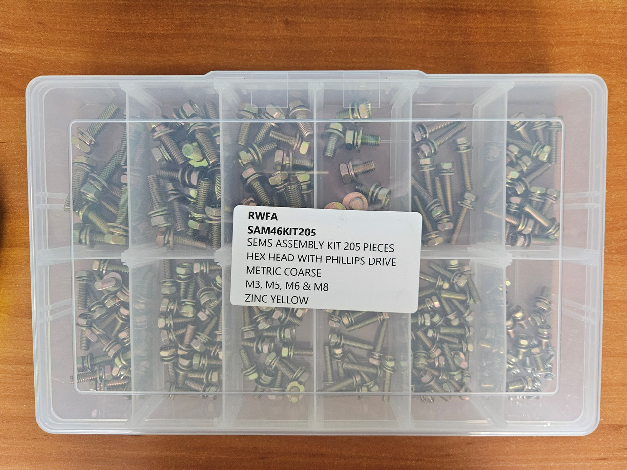 Metric SEMS Kit (205 pcs)