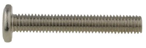 M6 x 45 Furniture Connector Bolt Nickel Finish