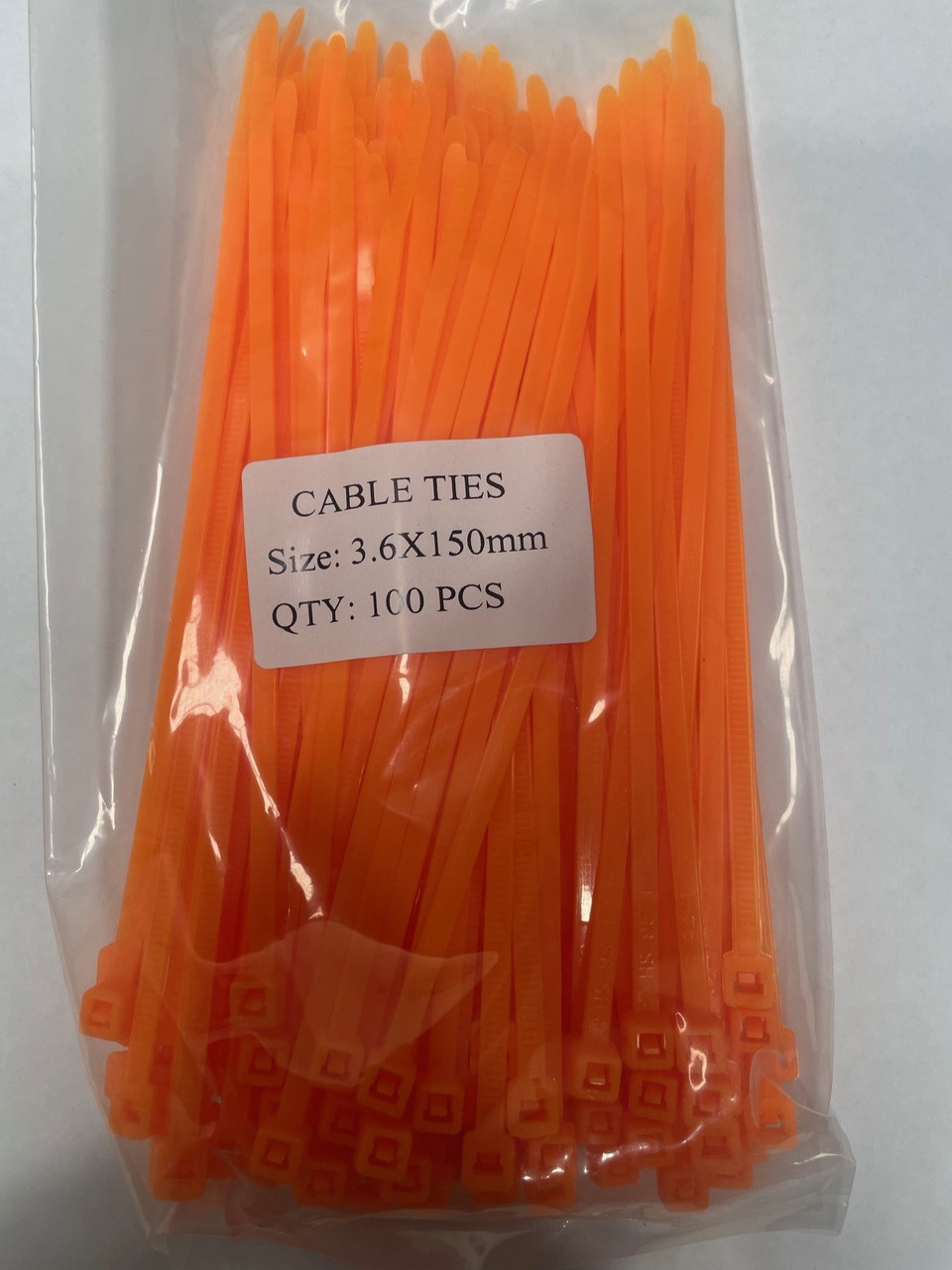 Cable Ties 150mmx3.6mm Coloured (Packs of 100)