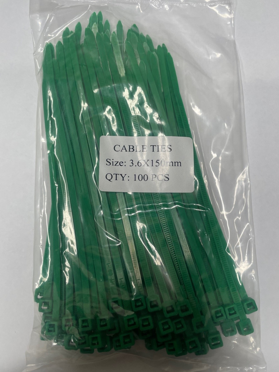 Cable Ties 150mmx3.6mm Coloured (Packs of 100)