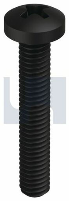 Metalthread Pan Xr Zinc Black M4 X 25 As1427:1996